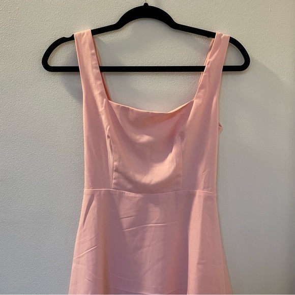 ❌ SOLD ❌ Superdown Square Neck Baby Pink Mini Dress - Picture 4 of 7